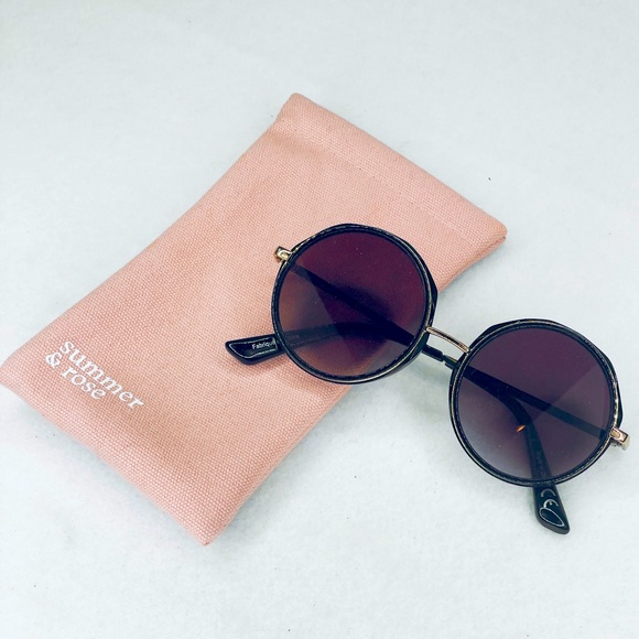 summer & rose Accessories - New  Summer & Rose Metal Round Sunglasses